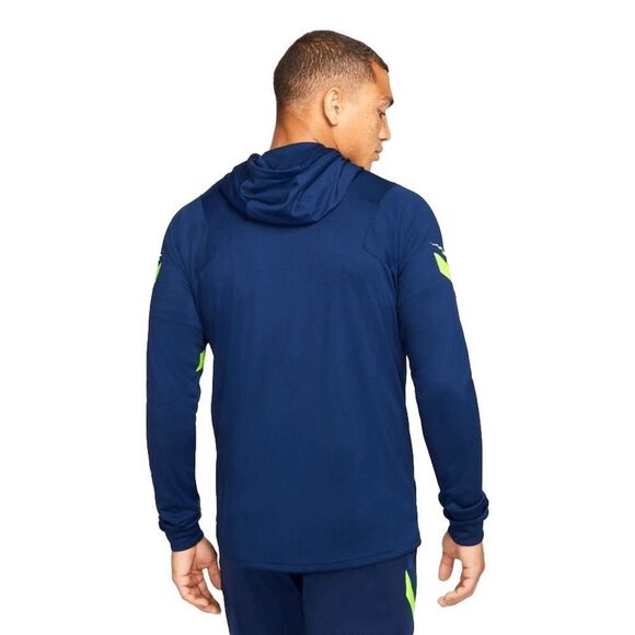 Nike Men's Dri-Fit Strike Full Zip Hooded Jacket, Navy, XL - Picture 4 of 7
